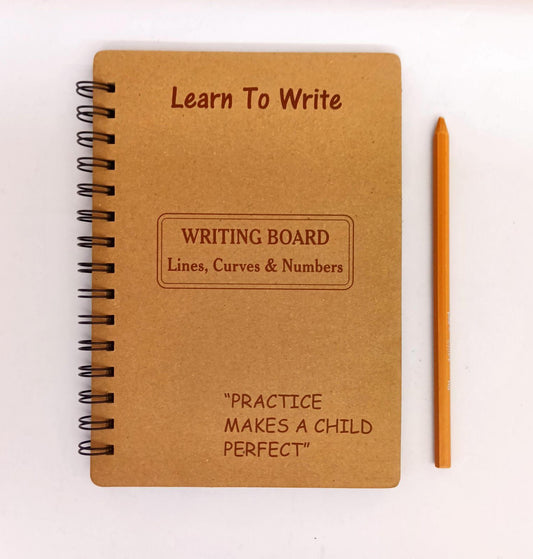 WRITING PRACTICE BOARD BOOK (LINES,CURVE AND NUMBER)
